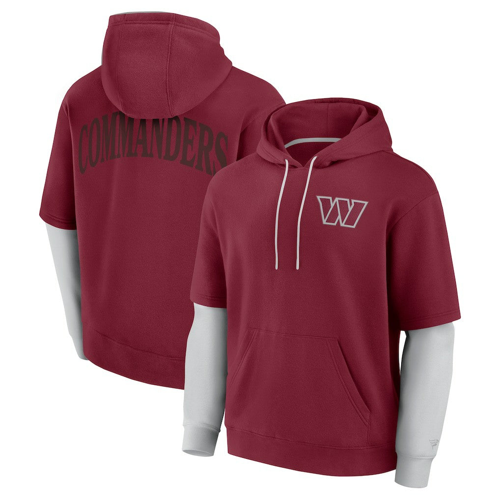 Washington Commanders Unisex Sleek Elements Pullover Hoodie - Burgundy for sale
