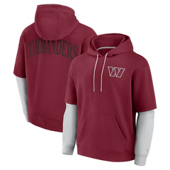 Washington Commanders Unisex Sleek Elements Pullover Hoodie - Burgundy for sale