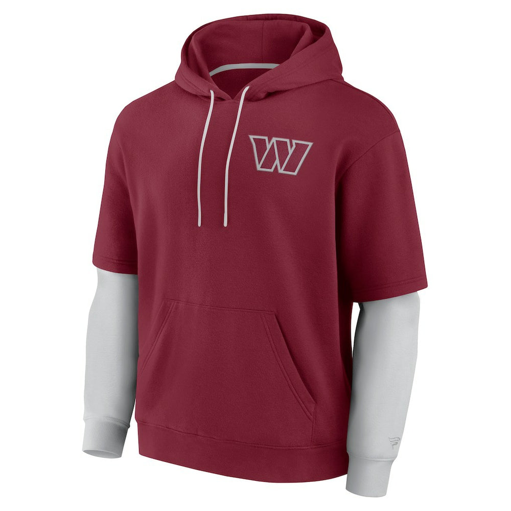 Washington Commanders Unisex Sleek Elements Pullover Hoodie - Burgundy for sale