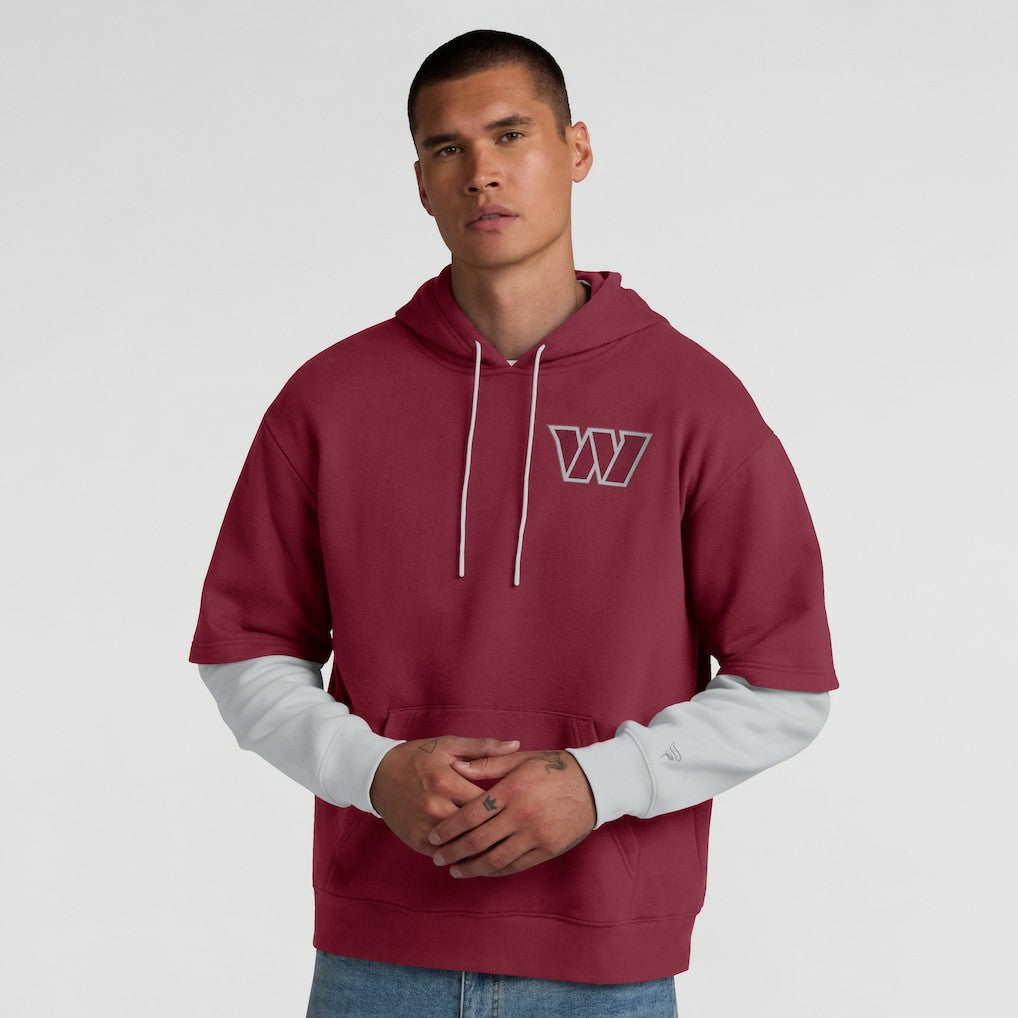 Washington Commanders Unisex Sleek Elements Pullover Hoodie - Burgundy for sale