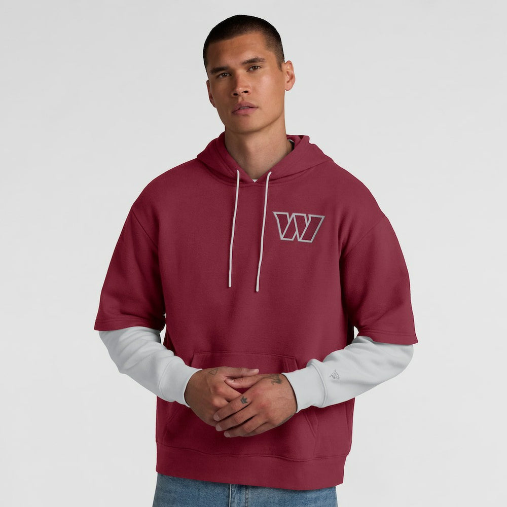 Washington Commanders Unisex Sleek Elements Pullover Hoodie - Burgundy for sale