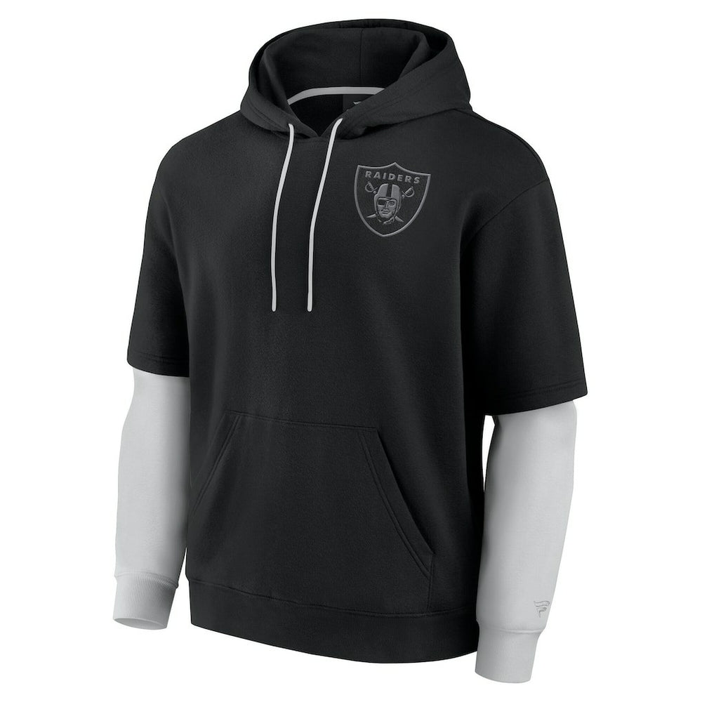 Las Vegas Raiders Unisex Sleek Elements Pullover Hoodie - Black for sale