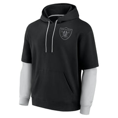 Las Vegas Raiders Unisex Sleek Elements Pullover Hoodie - Black for sale