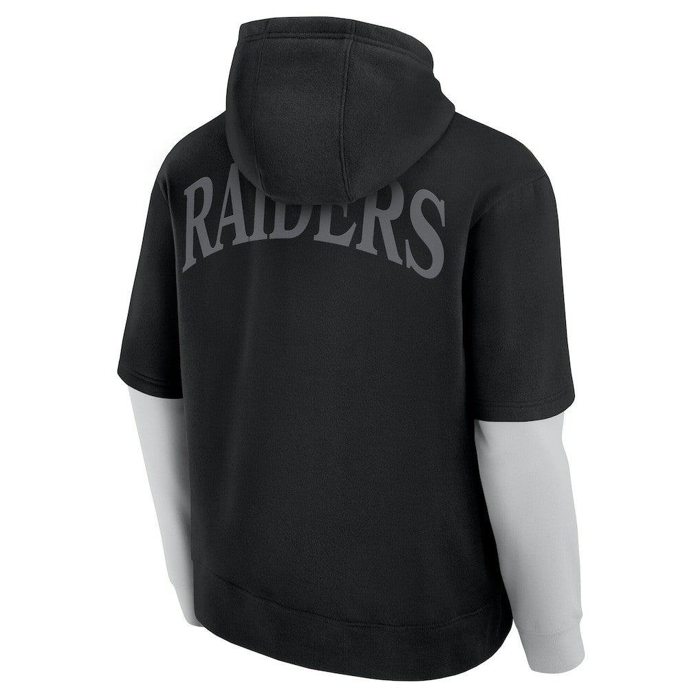 Las Vegas Raiders Unisex Sleek Elements Pullover Hoodie - Black for sale