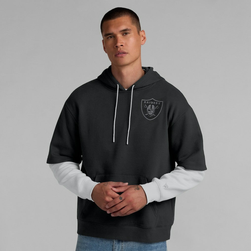 Las Vegas Raiders Unisex Sleek Elements Pullover Hoodie - Black for sale