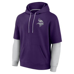 Minnesota Vikings Unisex Sleek Elements Pullover Hoodie - Purple discount
