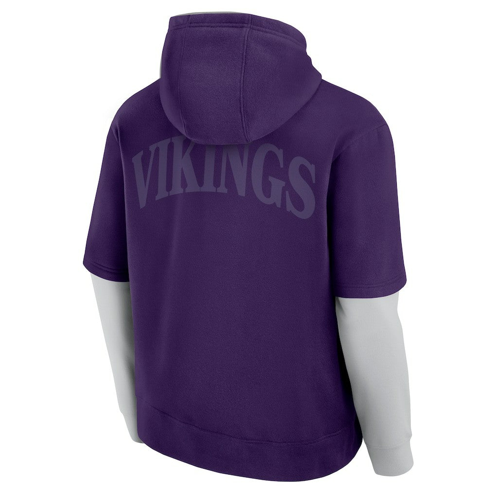 Minnesota Vikings Unisex Sleek Elements Pullover Hoodie - Purple discount