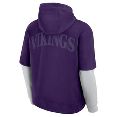 Minnesota Vikings Unisex Sleek Elements Pullover Hoodie - Purple discount