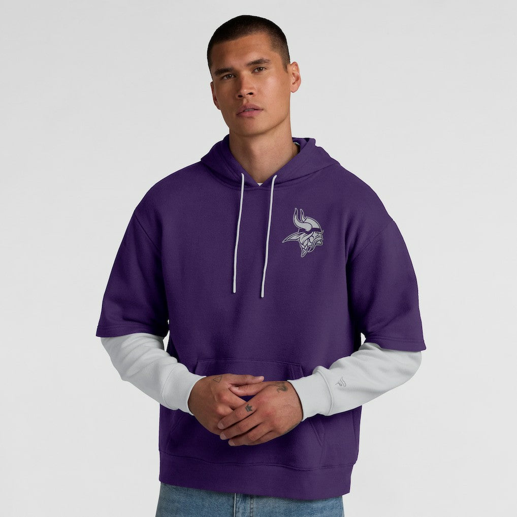 Minnesota Vikings Unisex Sleek Elements Pullover Hoodie - Purple discount