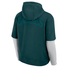 Philadelphia Eagles Unisex Sleek Elements Pullover Hoodie - Green on sale