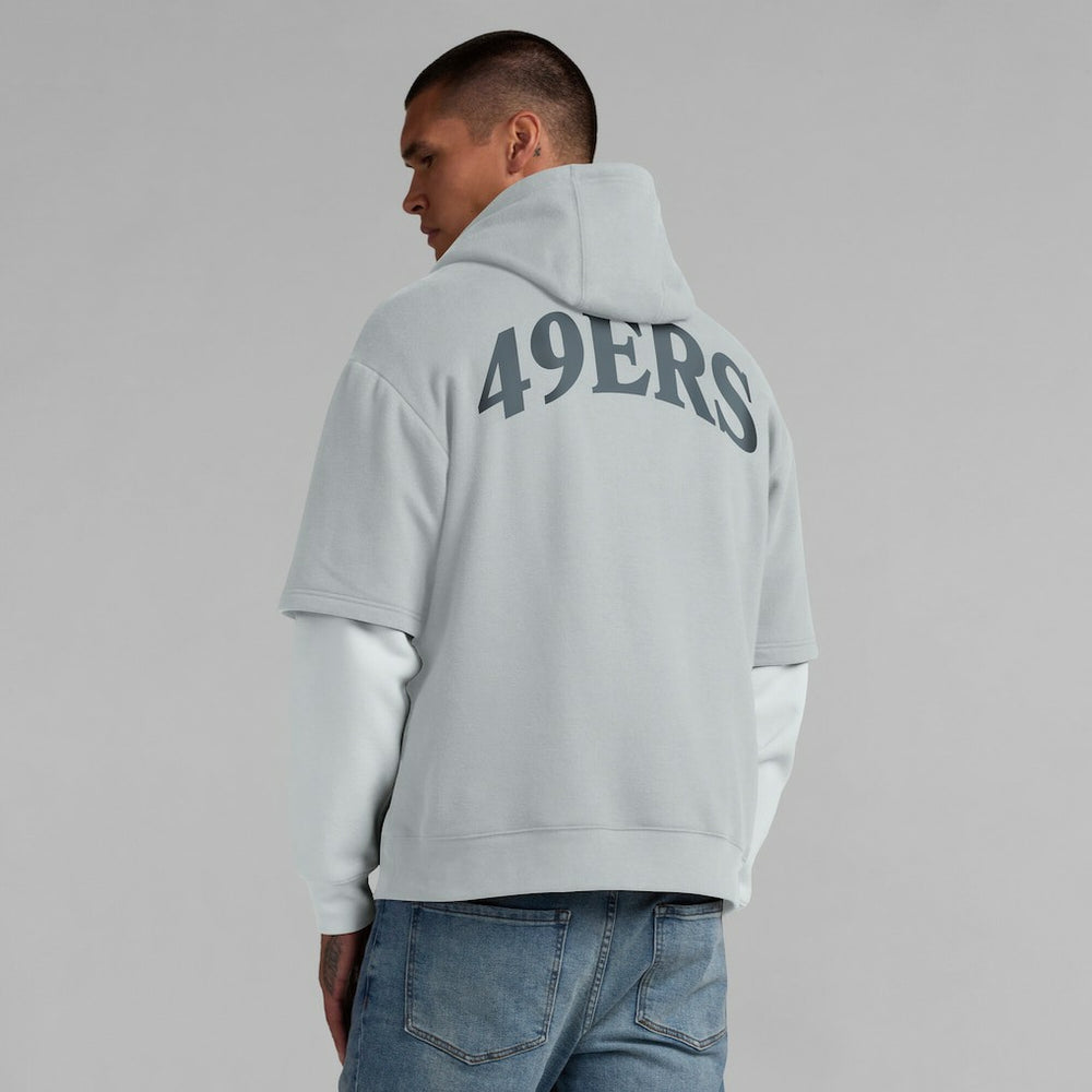 San Francisco 49ers Unisex Sleek Elements Pullover Hoodie - Gray outlet