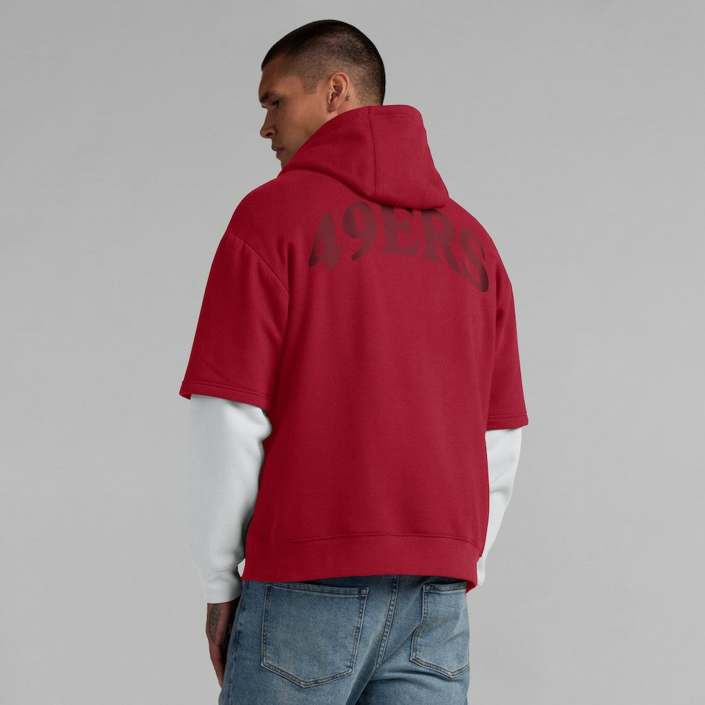 San Francisco 49ers Unisex Sleek Elements Pullover Hoodie - Scarlet cheap