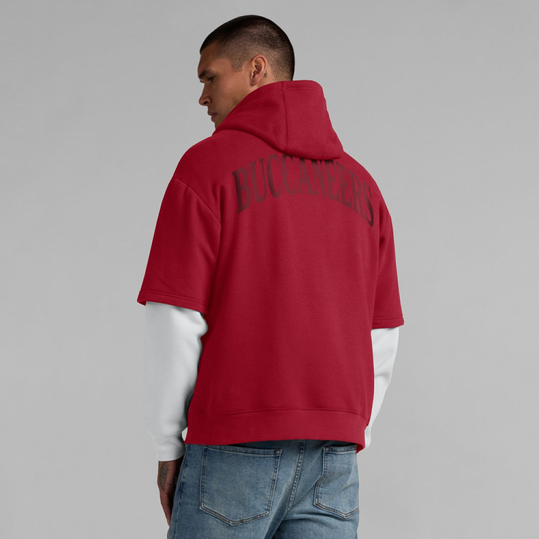 Tampa Bay Buccaneers Unisex Sleek Elements Pullover Hoodie - Red discount