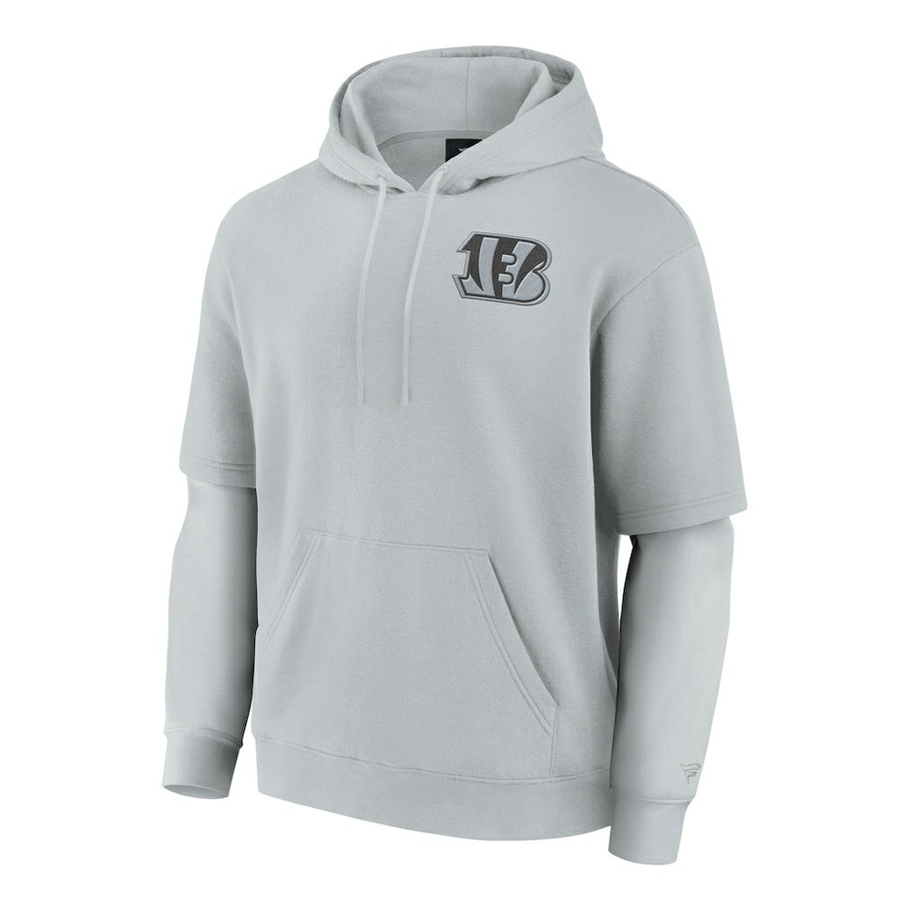 Cincinnati Bengals Unisex Sleek Elements Pullover Hoodie - Gray for sale