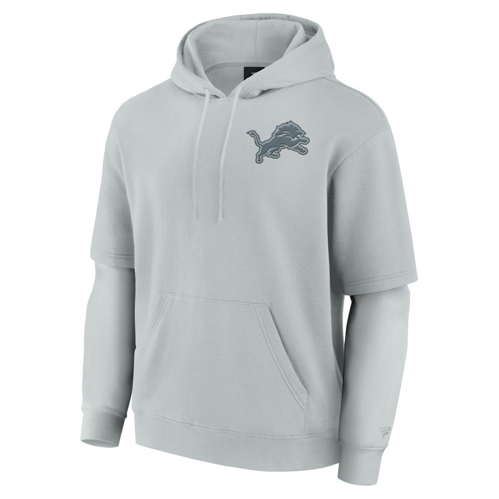 Detroit Lions Unisex Sleek Elements Pullover Hoodie - Gray outlet