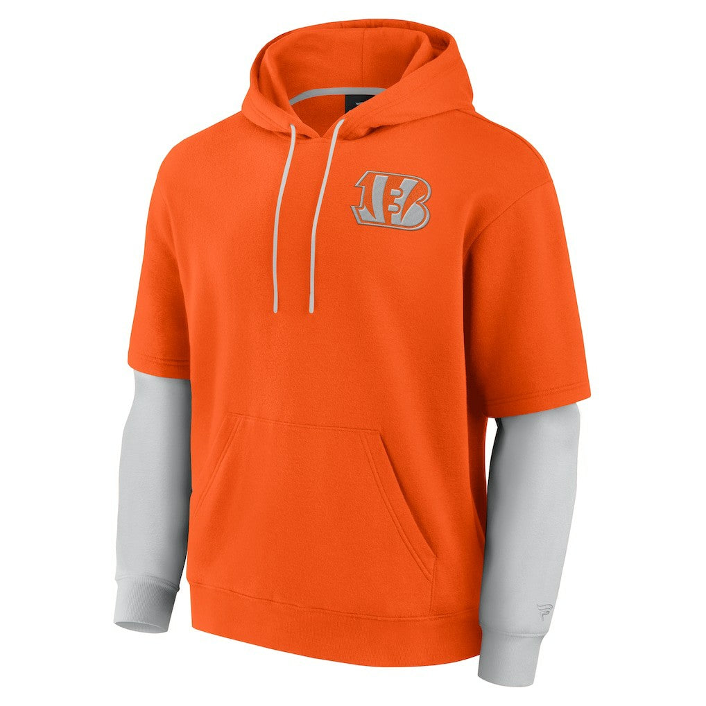 Cincinnati Bengals Unisex Sleek Elements Pullover Hoodie - Orange cheap