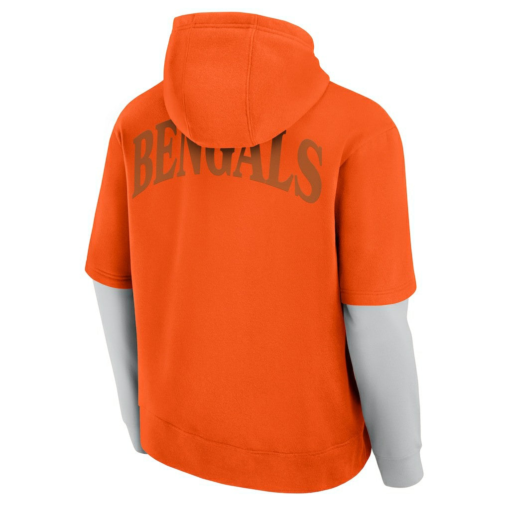 Cincinnati Bengals Unisex Sleek Elements Pullover Hoodie - Orange cheap