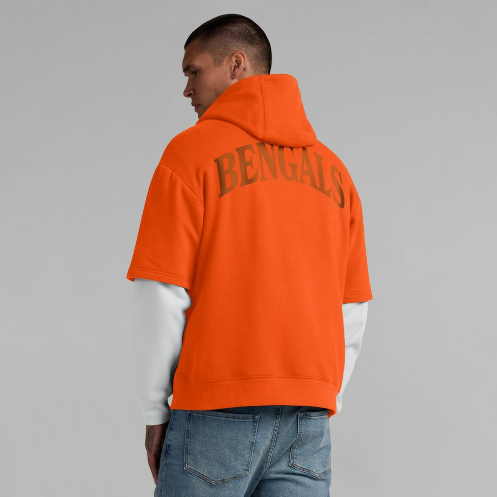 Cincinnati Bengals Unisex Sleek Elements Pullover Hoodie - Orange cheap