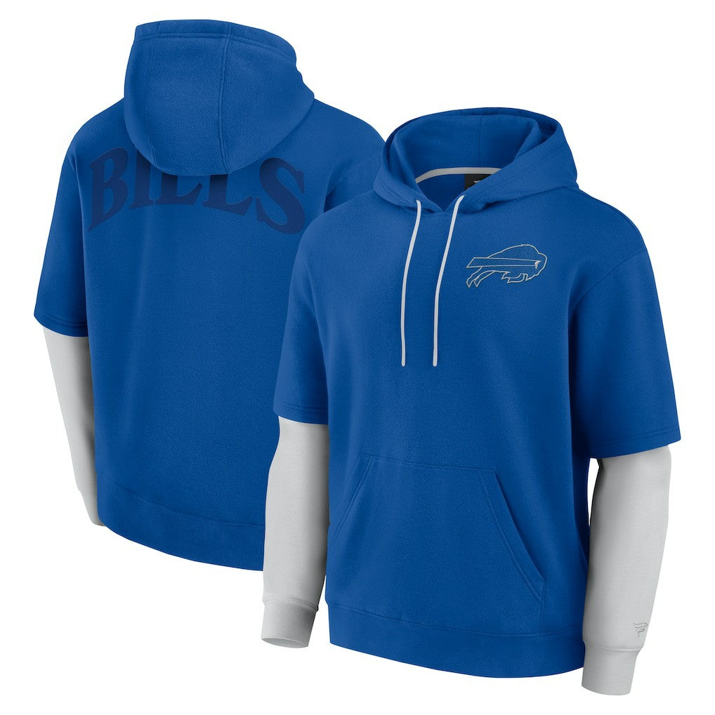 Buffalo Bills Unisex Sleek Elements Pullover Hoodie - Royal sale