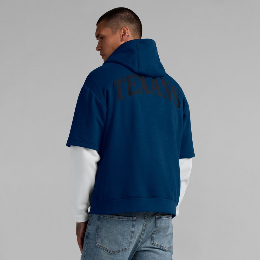 Houston Texans Unisex Sleek Elements Pullover Hoodie - Navy outlet