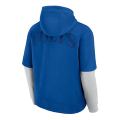 Indianapolis Colts Unisex Sleek Elements Pullover Hoodie - Royal on sale