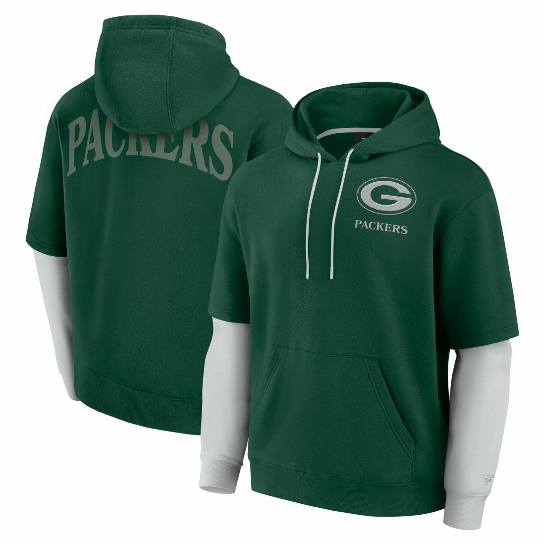 Green Bay Packers Unisex Sleek Elements Pullover Hoodie - Green sale