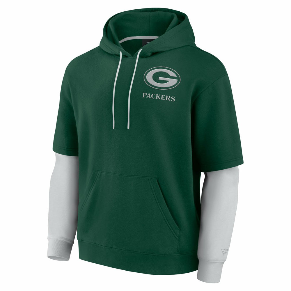 Green Bay Packers Unisex Sleek Elements Pullover Hoodie - Green sale