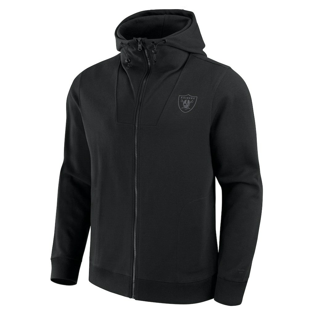 Las Vegas Raiders Unisex Front Office Full-Zip Hoodie - Black cheap