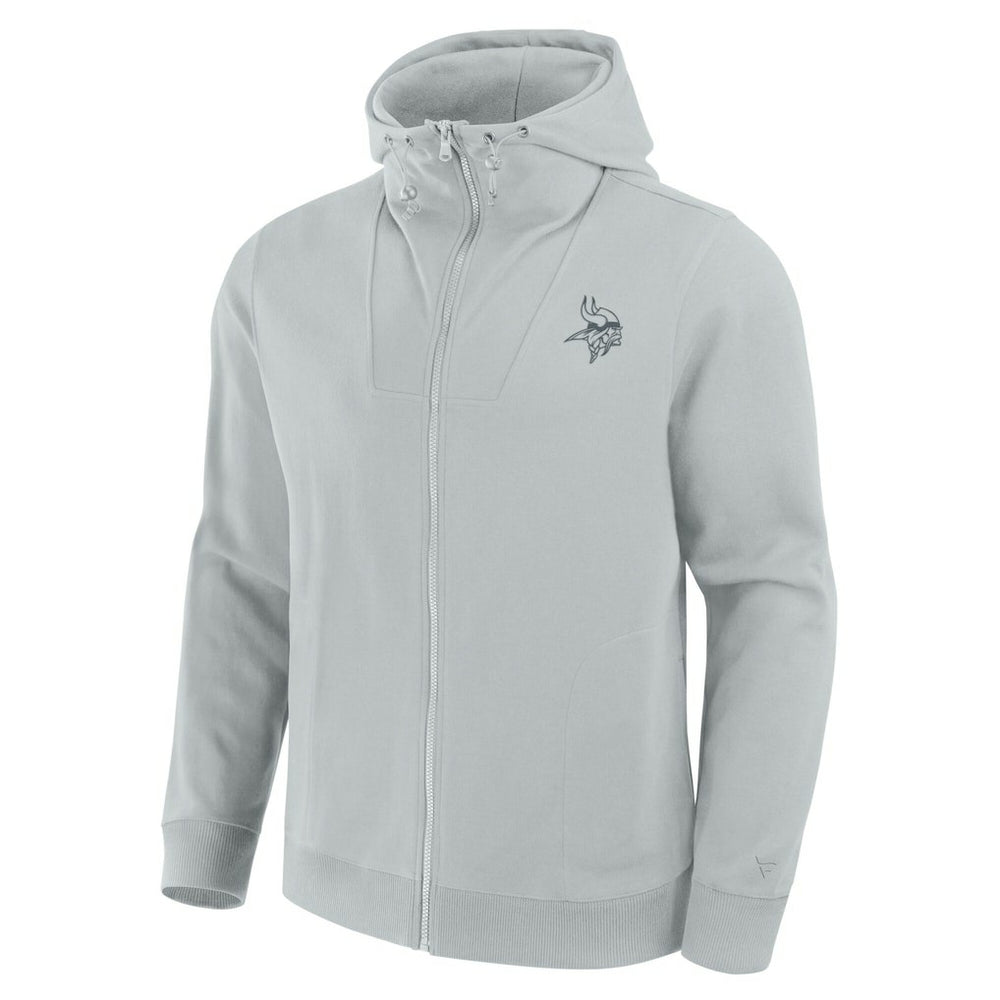 Minnesota Vikings Unisex Front Office Full-Zip Hoodie - Gray on sale