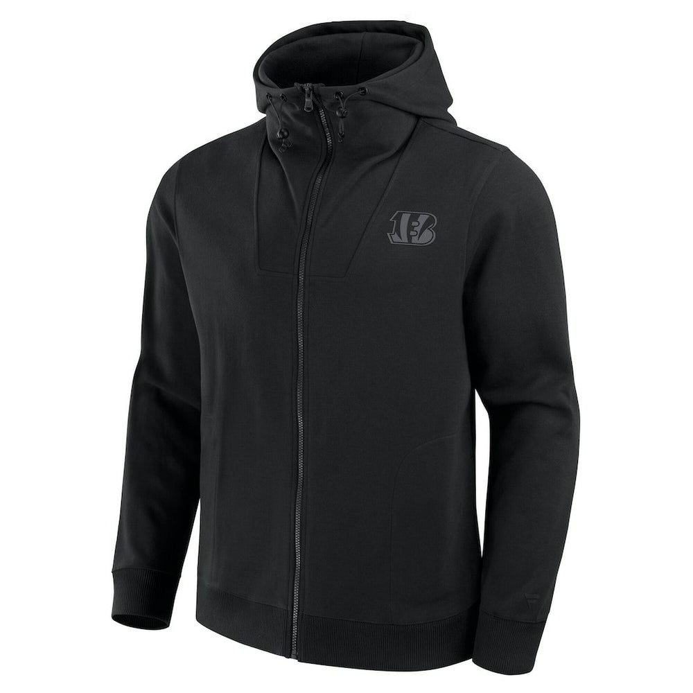 Cincinnati Bengals Unisex Front Office Full-Zip Hoodie - Black outlet