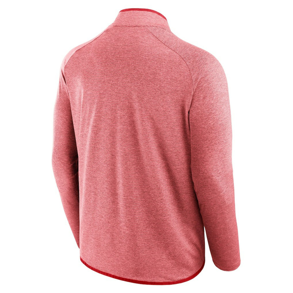 Kansas City Chiefs Unisex Front Office Performance Primary Quarter-Zip Jacket - Red on sale
