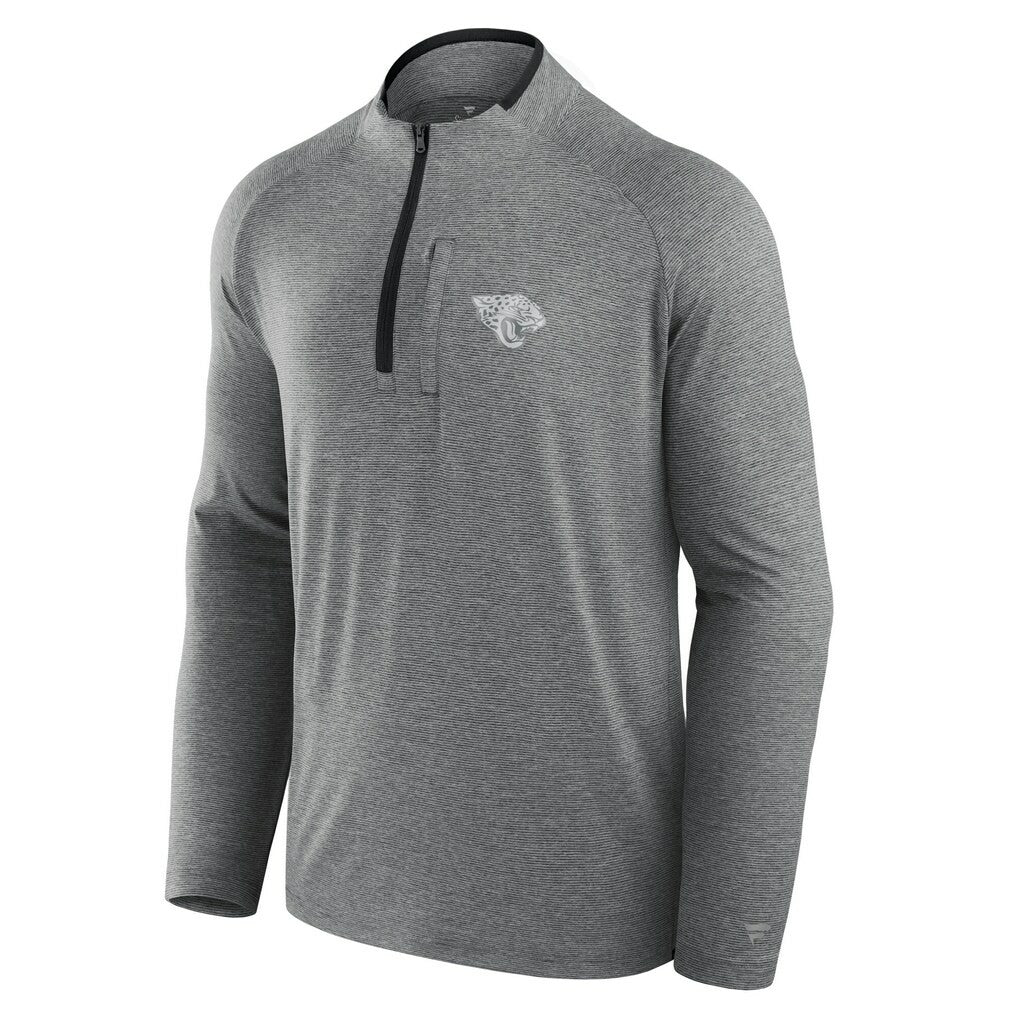 Jacksonville Jaguars Unisex Front Office Performance Primary Quarter-Zip Jacket - Charcoal sale