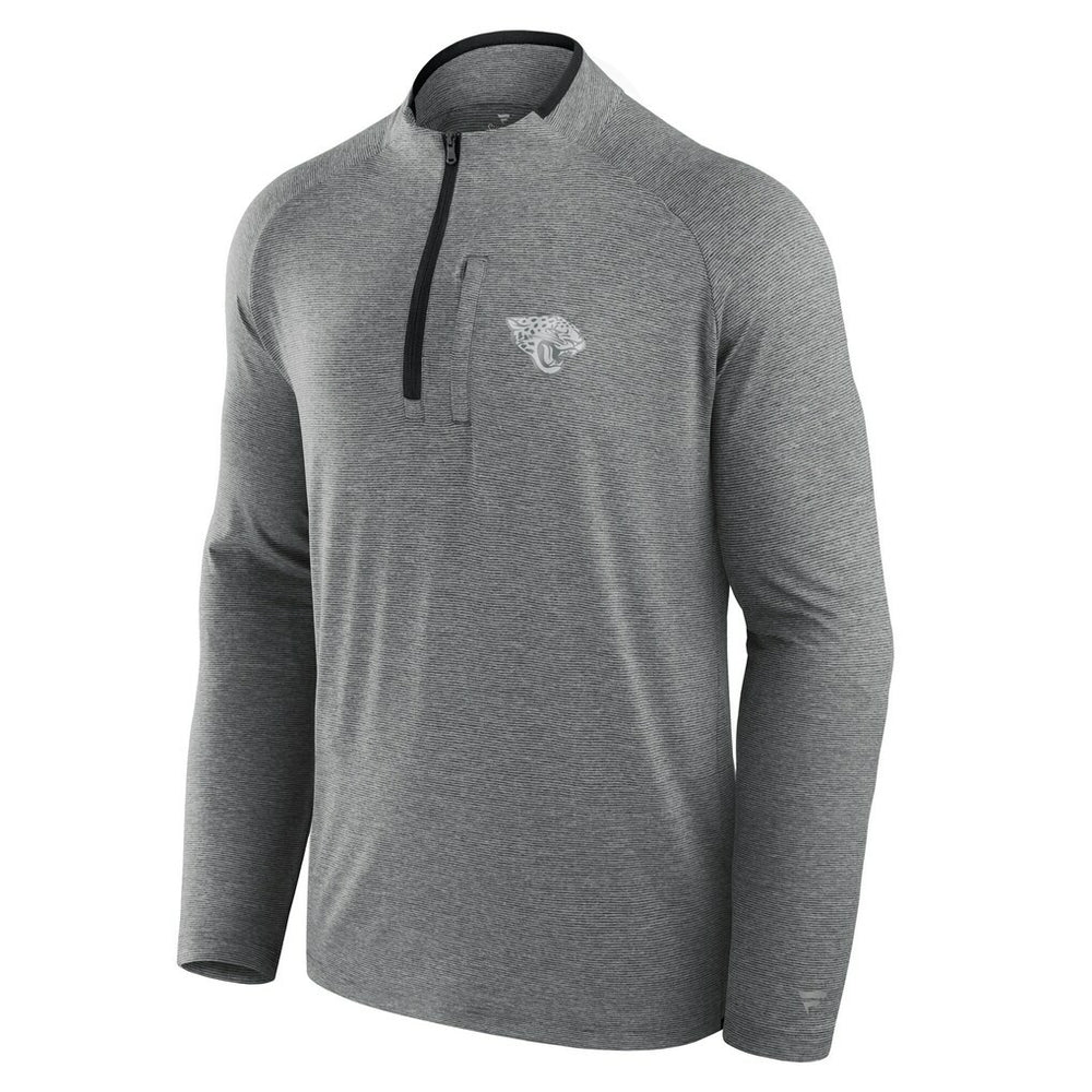 Jacksonville Jaguars Unisex Front Office Performance Primary Quarter-Zip Jacket - Charcoal sale