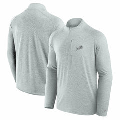 Detroit Lions Unisex Front Office Performance Primary Quarter-Zip Jacket - Gray online