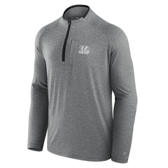 Cincinnati Bengals Unisex Front Office Performance Primary Quarter-Zip Jacket - Charcoal on sale