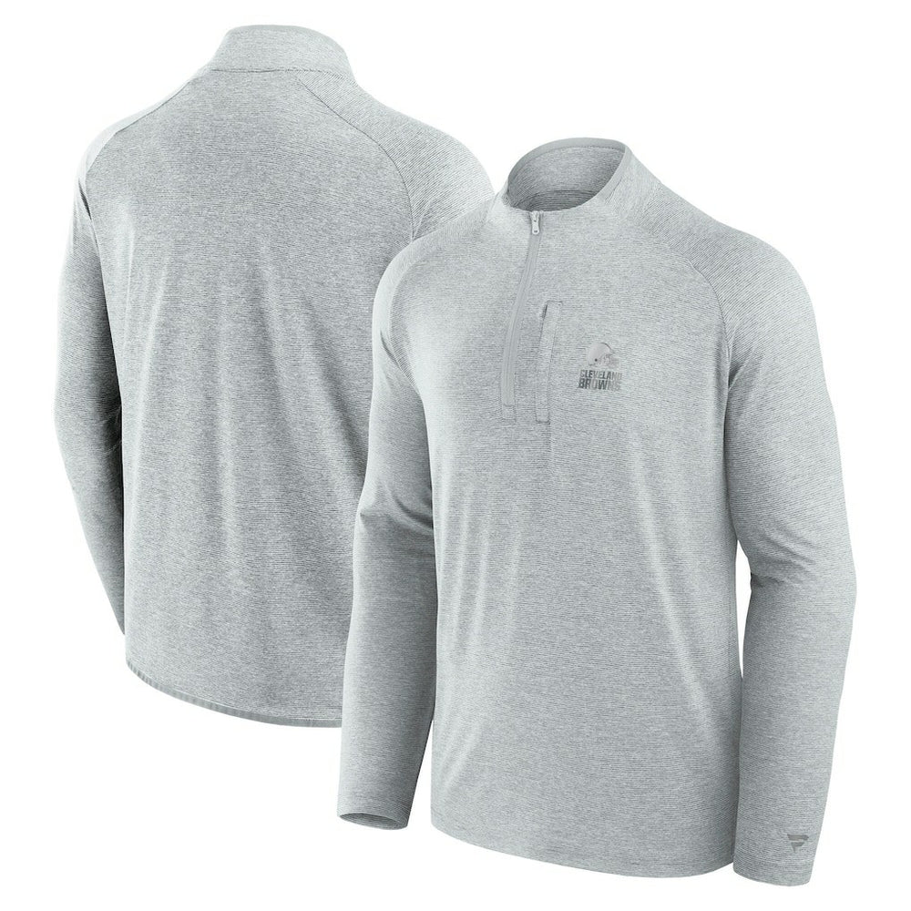 Cleveland Browns Unisex Front Office Performance Primary Quarter-Zip Jacket - Gray outlet