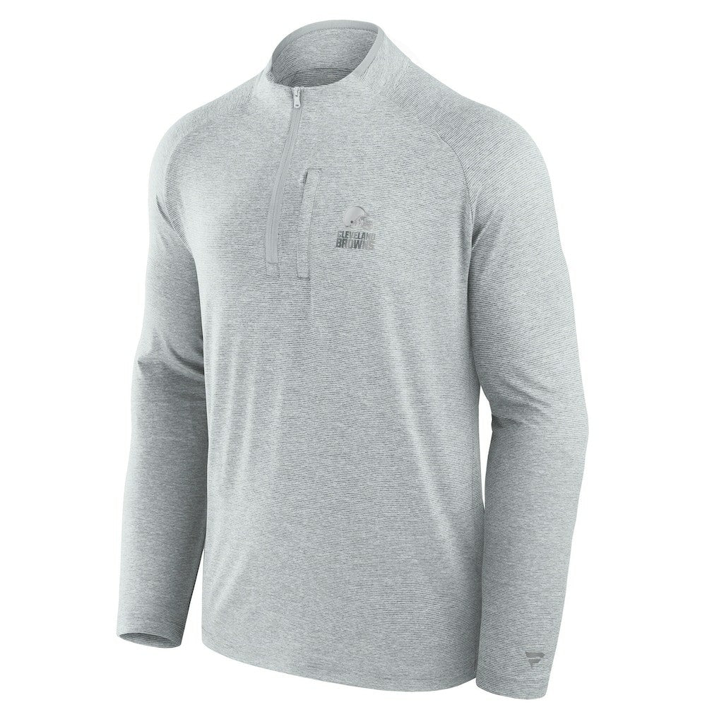 Cleveland Browns Unisex Front Office Performance Primary Quarter-Zip Jacket - Gray outlet