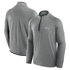 Baltimore Ravens Unisex Front Office Performance Primary Quarter-Zip Jacket - Charcoal outlet