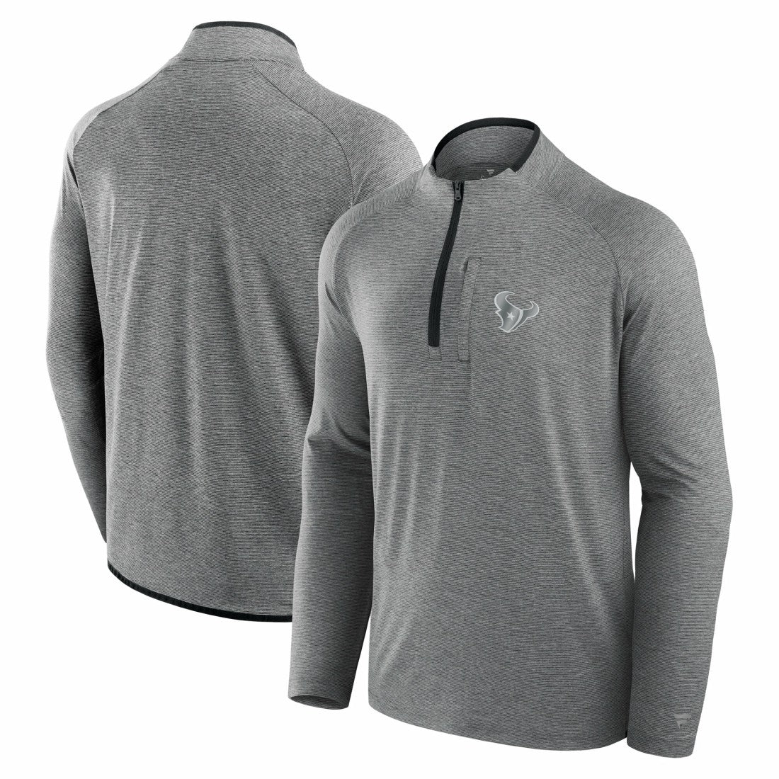 Houston Texans Unisex Front Office Performance Primary Quarter-Zip Jacket - Charcoal on sale