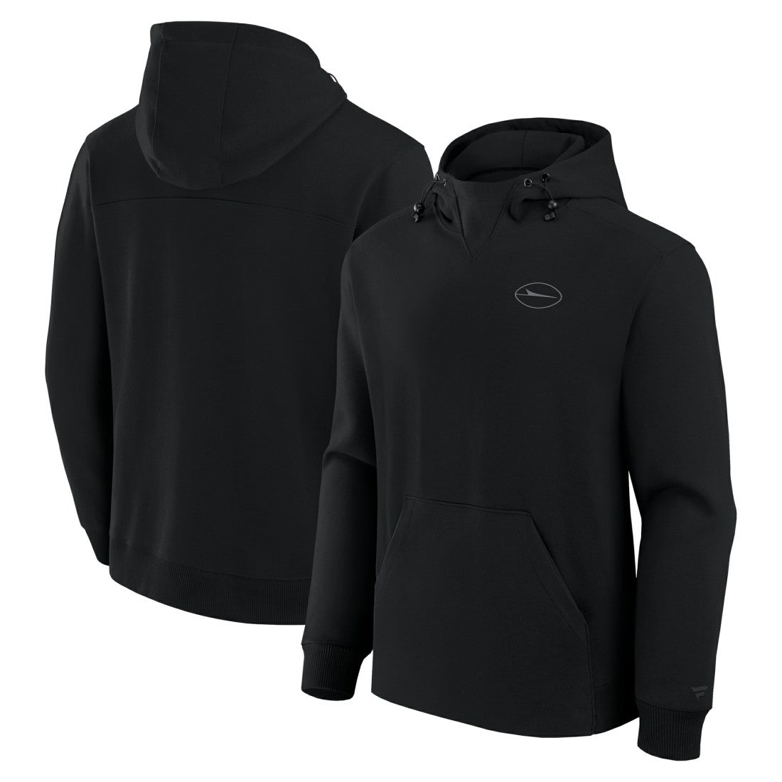 New York Jets Unisex Front Office Tonal Tri-Blend Pullover Hoodie - Black sale