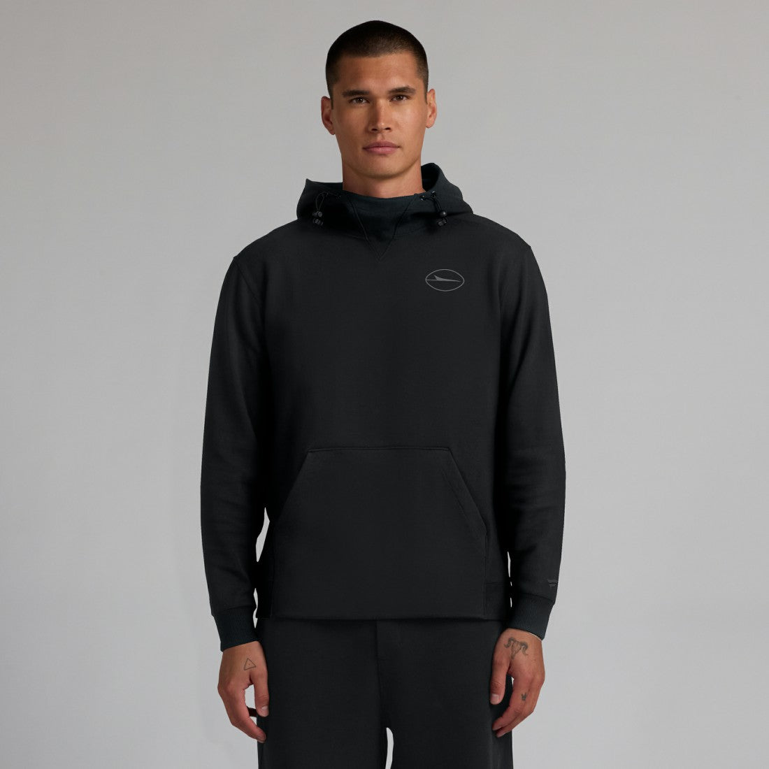 New York Jets Unisex Front Office Tonal Tri-Blend Pullover Hoodie - Black sale
