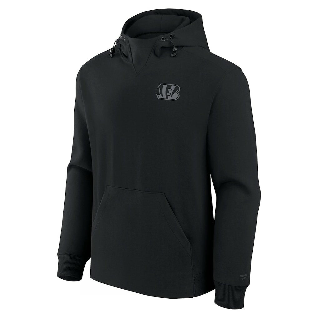 Cincinnati Bengals Unisex Front Office Tonal Tri-Blend Pullover Hoodie - Black sale