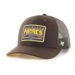 San Diego Padres Hardline Trucker Adjustable Hat Brown