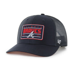 Atlanta Braves Hardline Trucker Adjustable Hat Navy