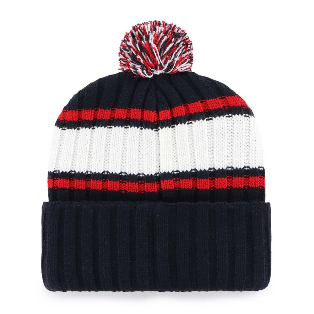 Boston Red Sox Plateau Cuffed Knit Hat with Pom Navy