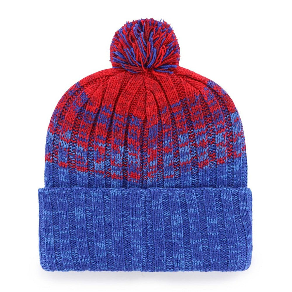 Chicago Cubs Cascade Cuffed Knit Hat with Pom Royal