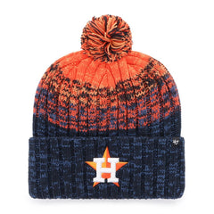 Houston Astros Cascade Cuffed Knit Hat with Pom Navy