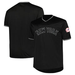 New York Yankees Profile Big & Tall Pop Fashion Jersey Black
