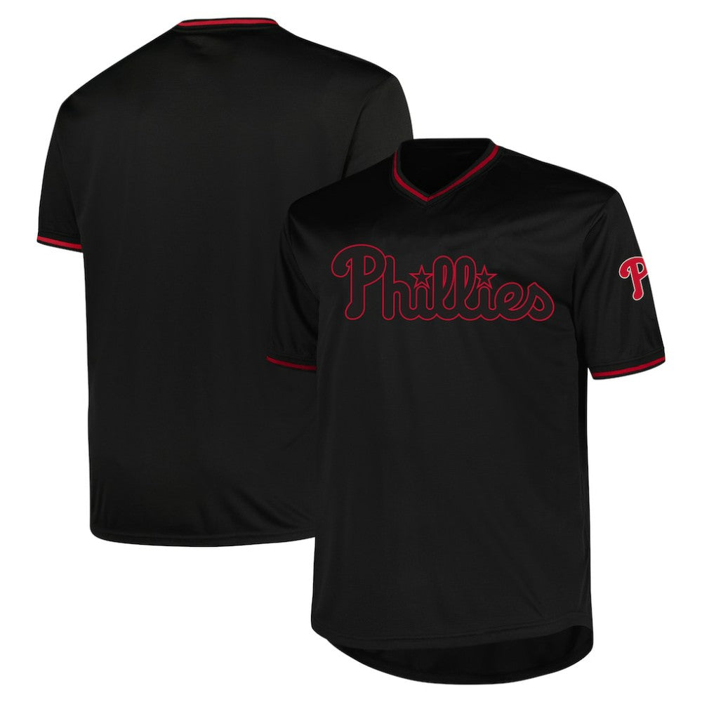 Philadelphia Phillies Profile Big & Tall Pop Fashion Jersey Black