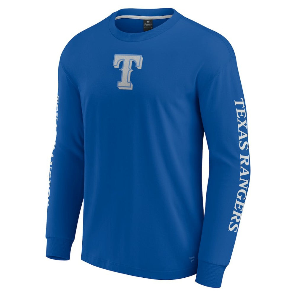 Texas Rangers Elements Strive Long Sleeve T-Shirt Royal